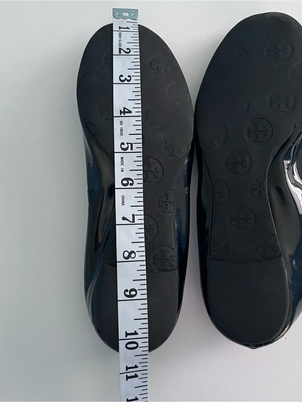 Tory Burch Patent Leather Ballet Flats in Black